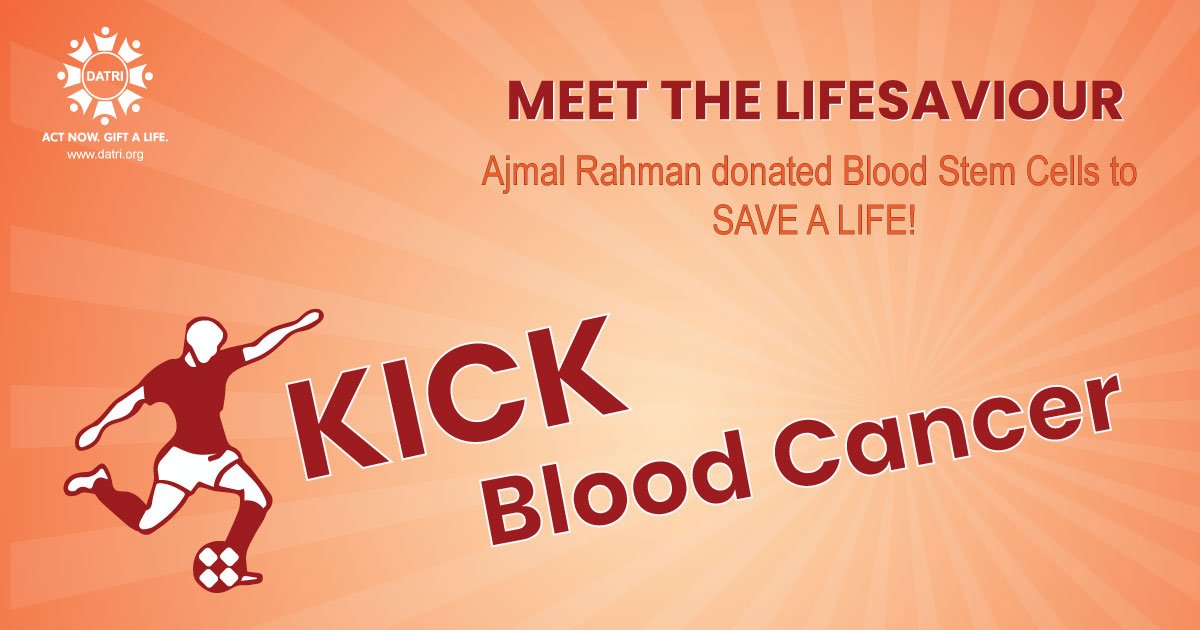 Blood Stem Cell Donation by Kerala’s Football Player Ajmal Rahman