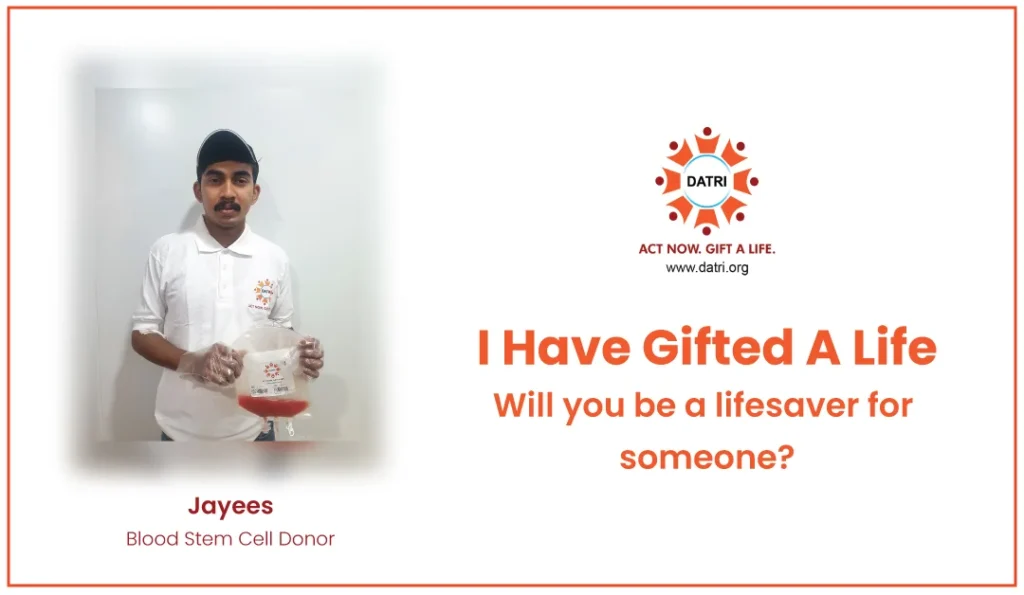 AN UNUSUAL BLOOD STEM CELL DONATION – STORY OF JAYEES