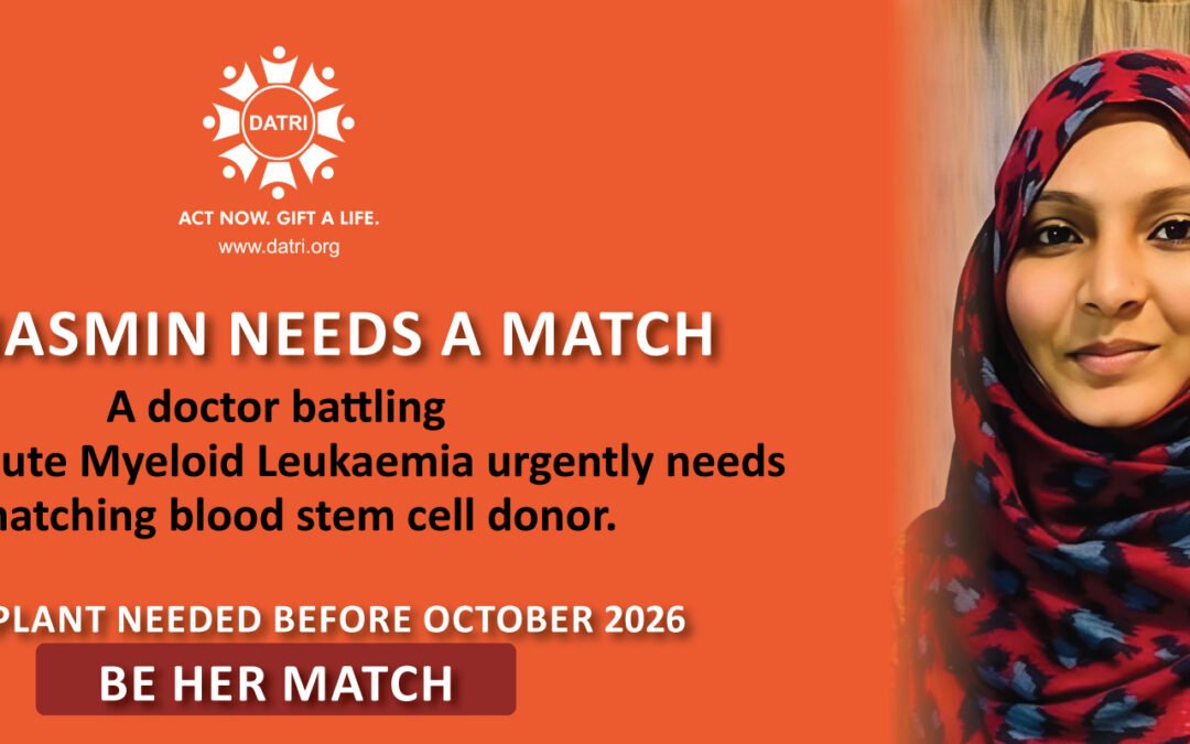 Register as Blood Stem Cell Donor for Dr.Nasmin