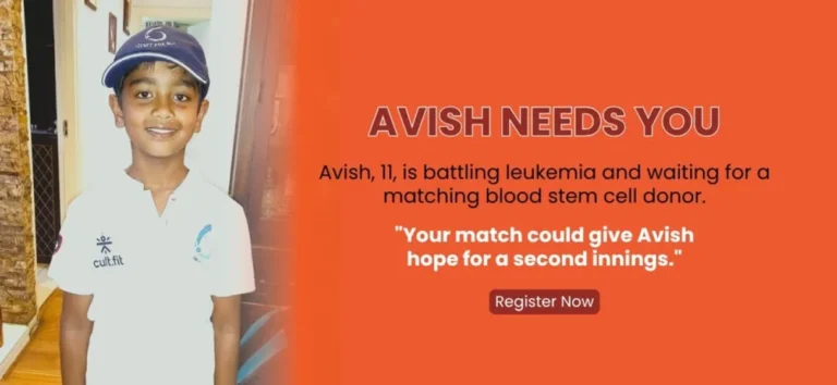 Be Blood Stem Cell Donor for Avish